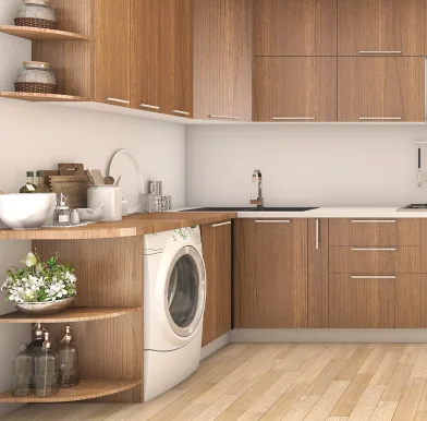 Custome kitchen and a laundry cabinates