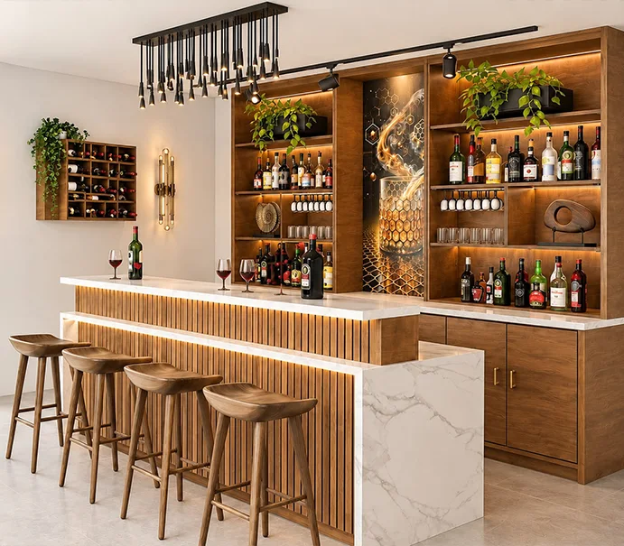 Luxury Home Bar cabinet