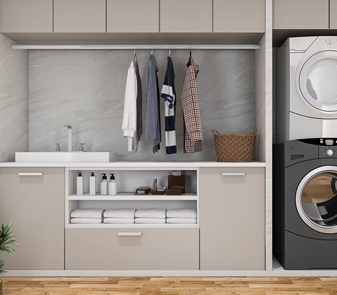 laundry and bathroom renovations